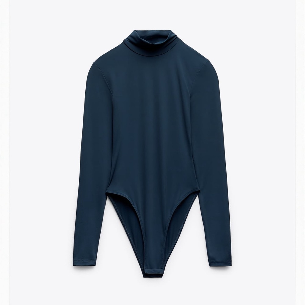 Zara Polyamide Bodysuit Size M NWOT